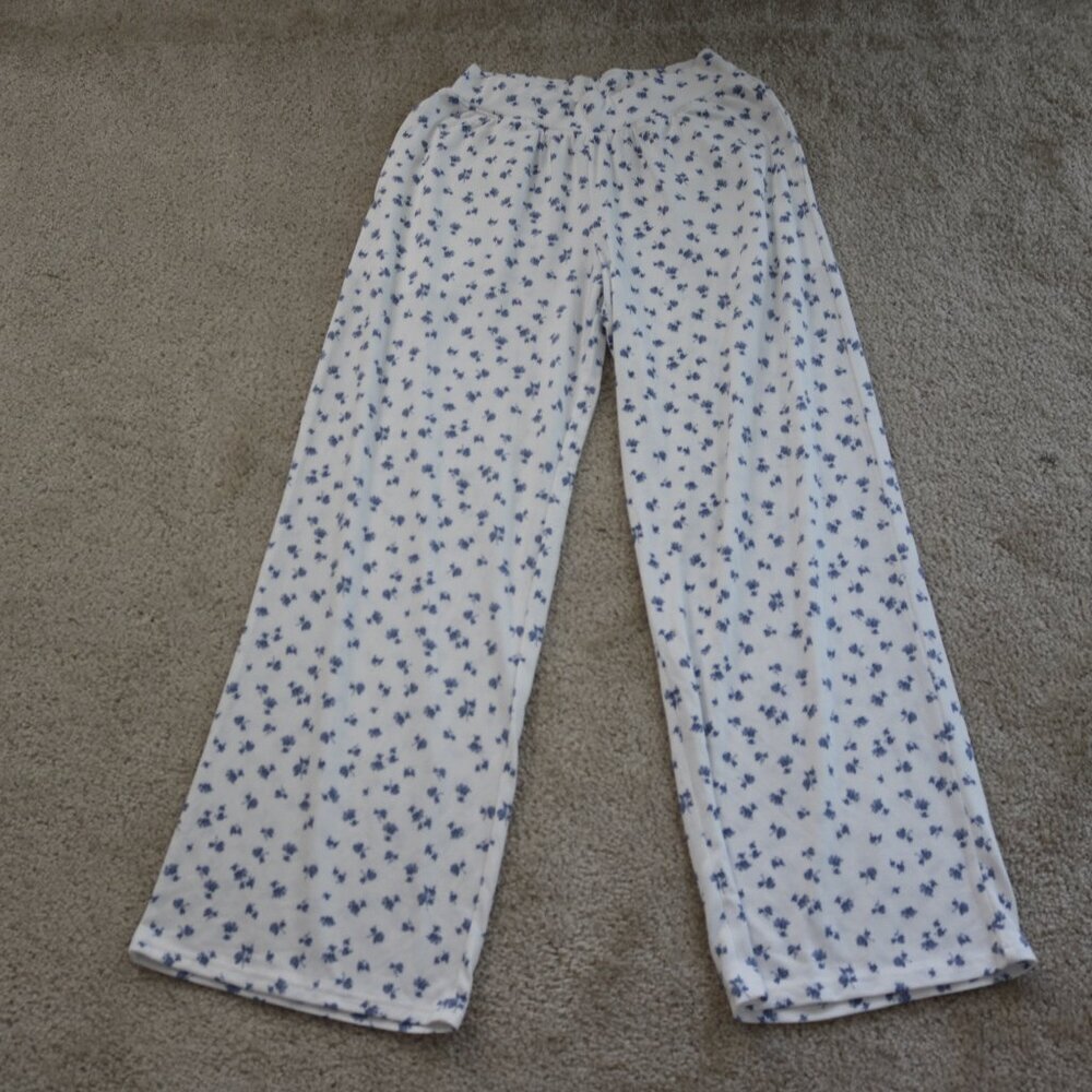 Hollister Blue Floral Print Pajama Pants